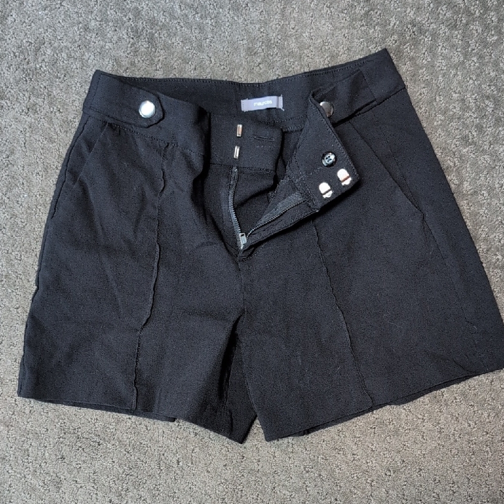 Maurices Women's High Waist Black Shorts